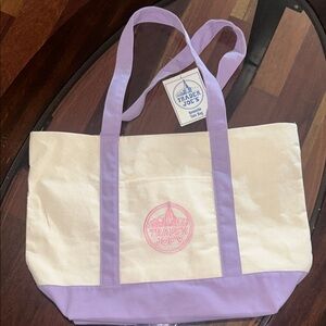 Large Trader Joe’s Canvas bag in Lavender.
